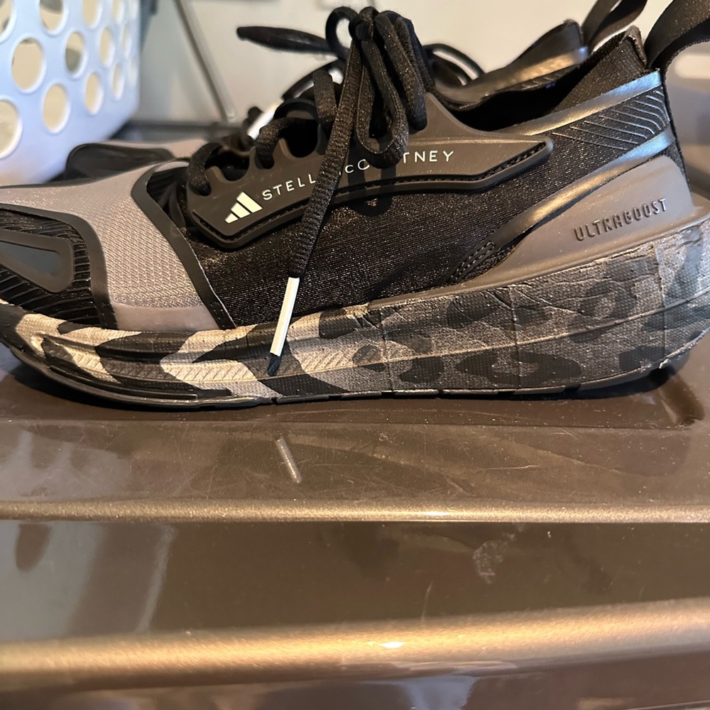 Stella McCartney Black and Gray Athletic Shoes